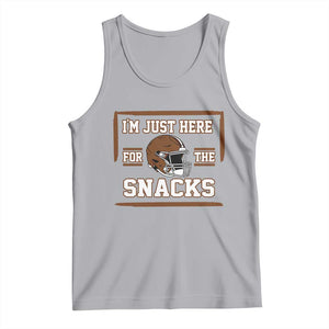 Im Just Here For The Snacks Tank Top Football Fan Gift TS12 Athletic Heather Print Your Wear