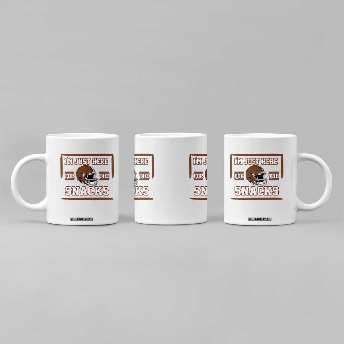 Im Just Here For The Snacks Coffee Mug Football Fan Gift TS12 Print Your Wear