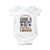 School Is Important But Football Is Importanter Baby Onesie Funny Sports Fan Gift TS12 White Print Your Wear