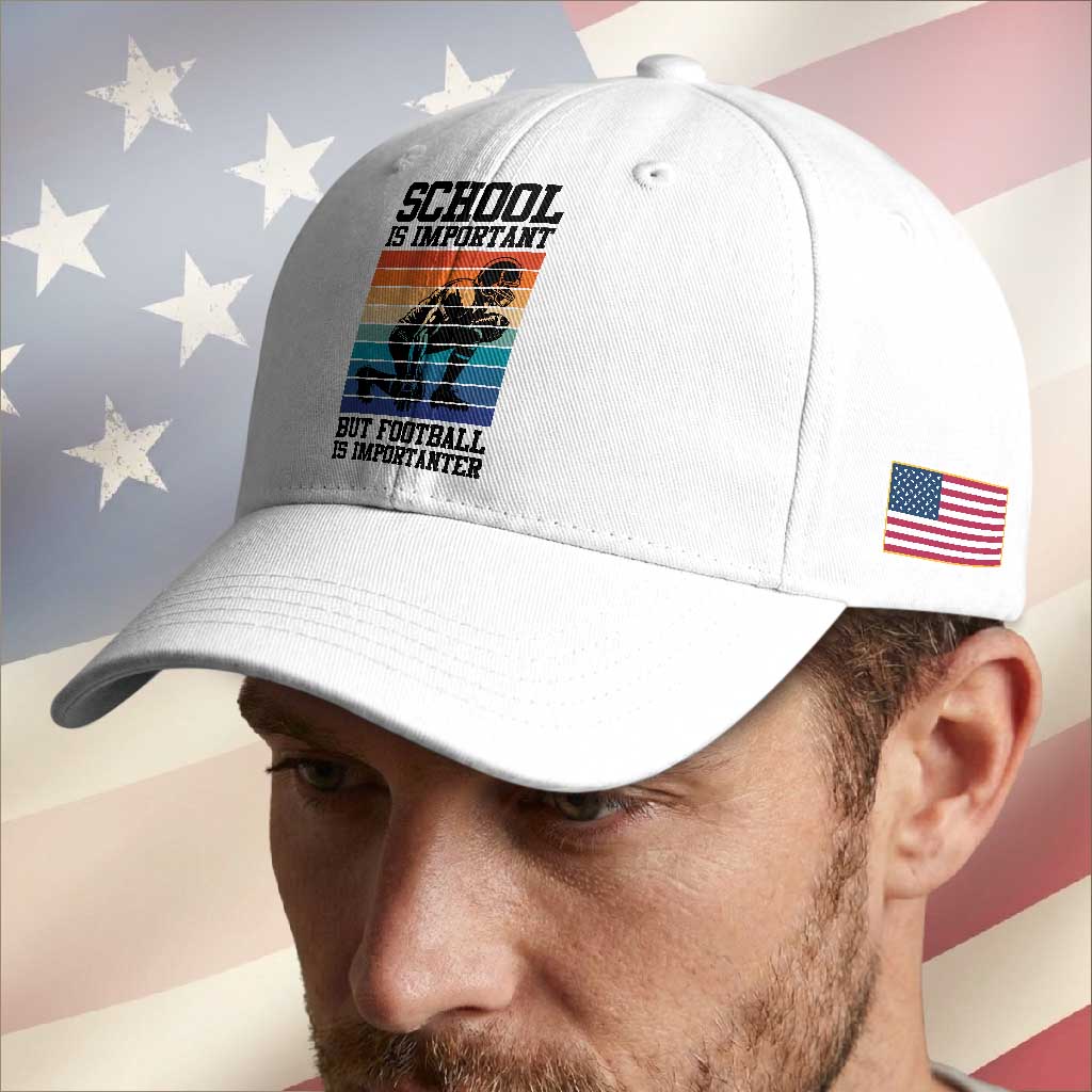 Student Football Fan Baseball Cap Funny Importanter Quote Gift TS12 Print Your Wear