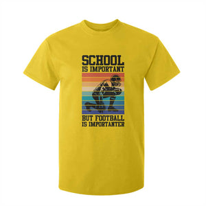 Student Football Fan T Shirt For Kid Funny Importanter Quote Gift TS12 Daisy Print Your Wear