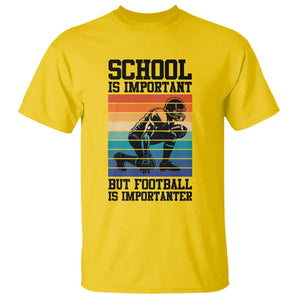 Student Football Fan T Shirt Funny Importanter Quote Gift TS12 Daisy Print Your Wear