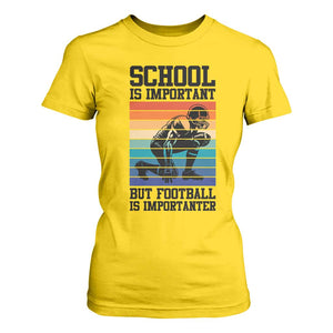 Student Football Fan T Shirt For Women Funny Importanter Quote Gift TS12 Daisy Print Your Wear
