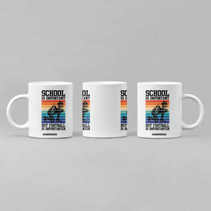 Student Football Fan Coffee Mug Funny Importanter Quote Gift TS12 Print Your Wear