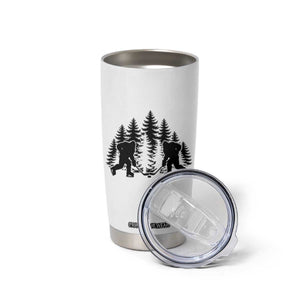 Funny Bigfoot Playing Ice Hockey Tumbler Cup Cryptid Lover Gift TS12 Print Your Wear
