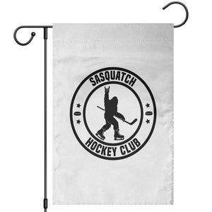 Legendary Sasquatch Hockey Club Garden Flag Funny Ice Hockey Gift TS12 White Print Your Wear