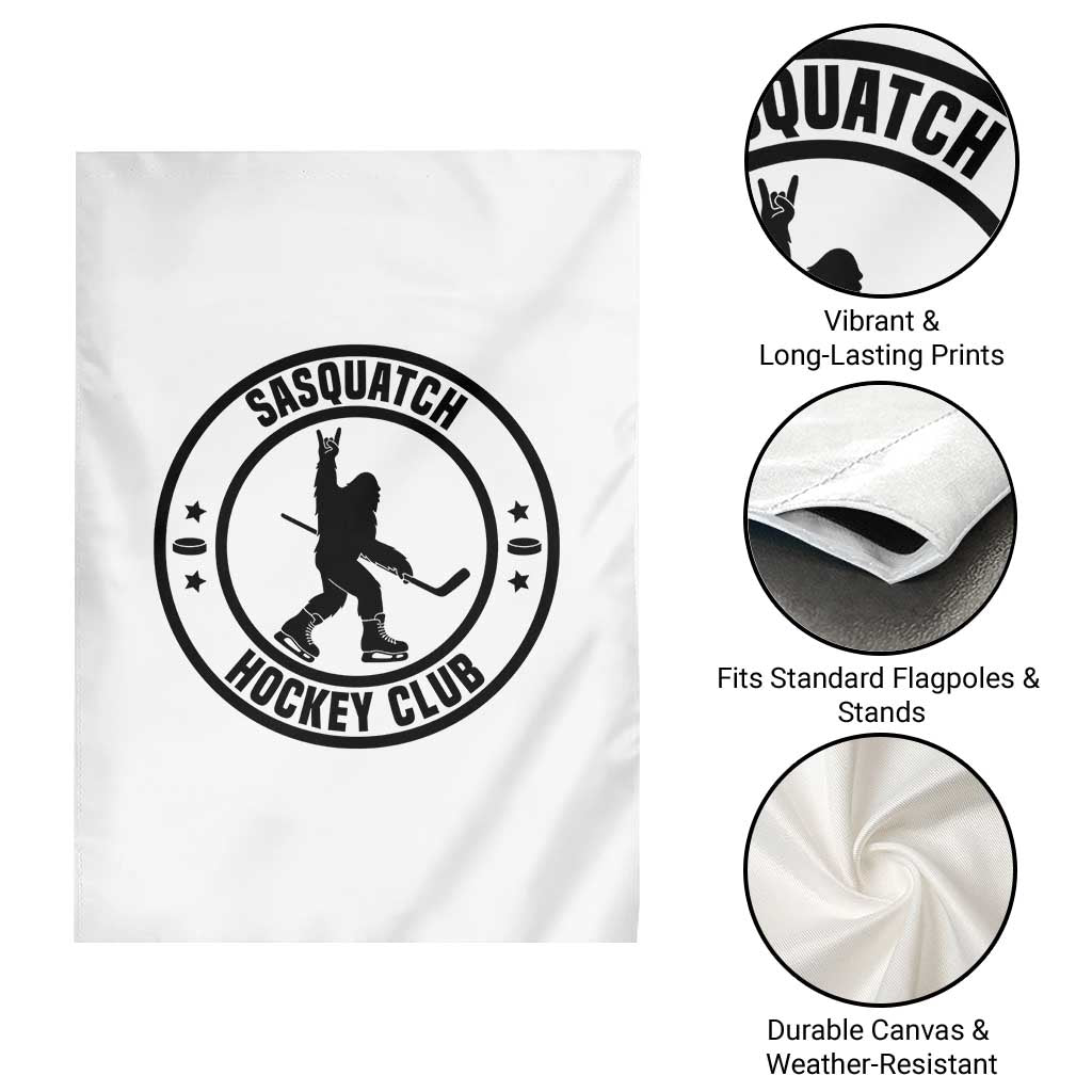 Legendary Sasquatch Hockey Club Garden Flag Funny Ice Hockey Gift TS12 Print Your Wear