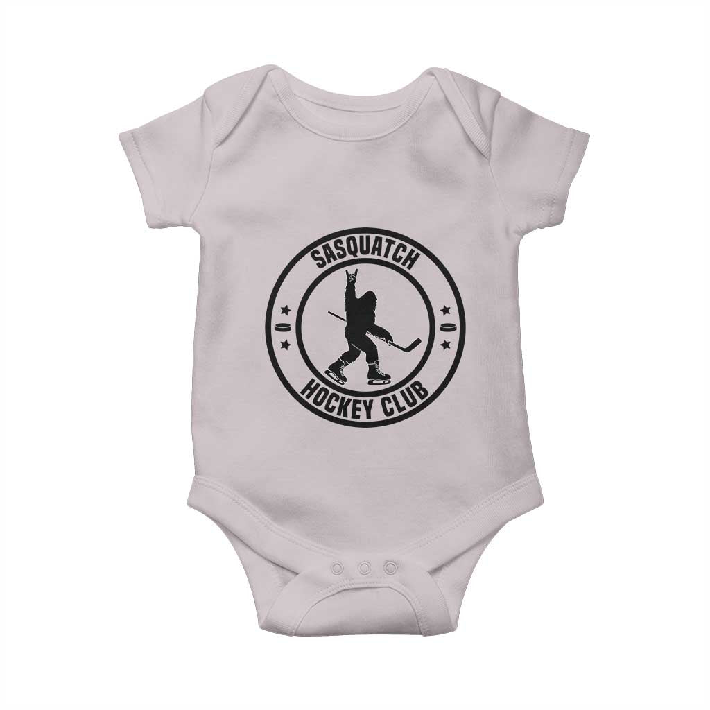 Legendary Sasquatch Hockey Club Baby Onesie Funny Ice Hockey Gift TS12 Ice Gray Print Your Wear