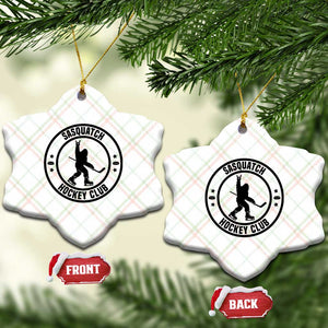 Legendary Sasquatch Hockey Club Ceramic Ornament Funny Ice Hockey Gift TS12 Print Your Wear