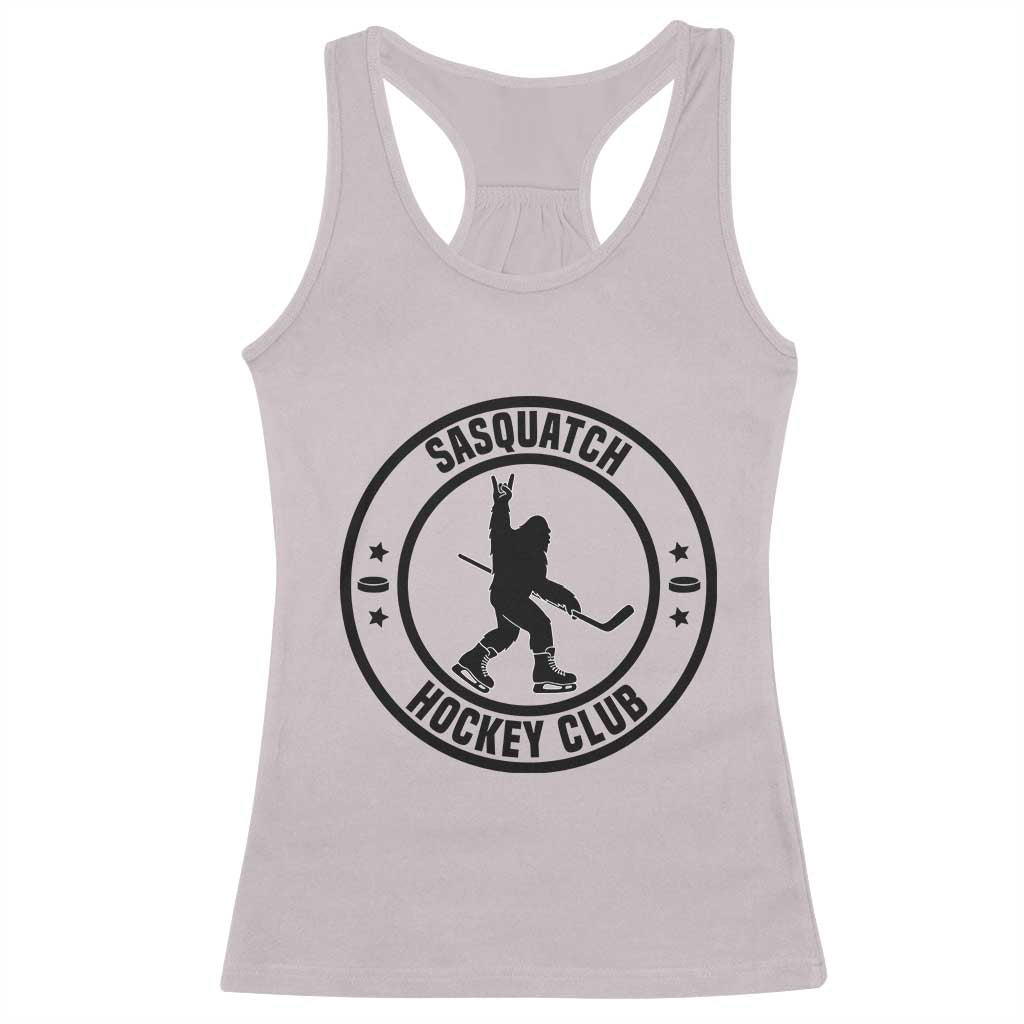 Legendary Sasquatch Hockey Club Racerback Tank Top Funny Ice Hockey Gift TS12 Ice Gray Print Your Wear