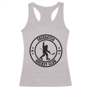 Legendary Sasquatch Hockey Club Racerback Tank Top Funny Ice Hockey Gift TS12 Ice Gray Print Your Wear