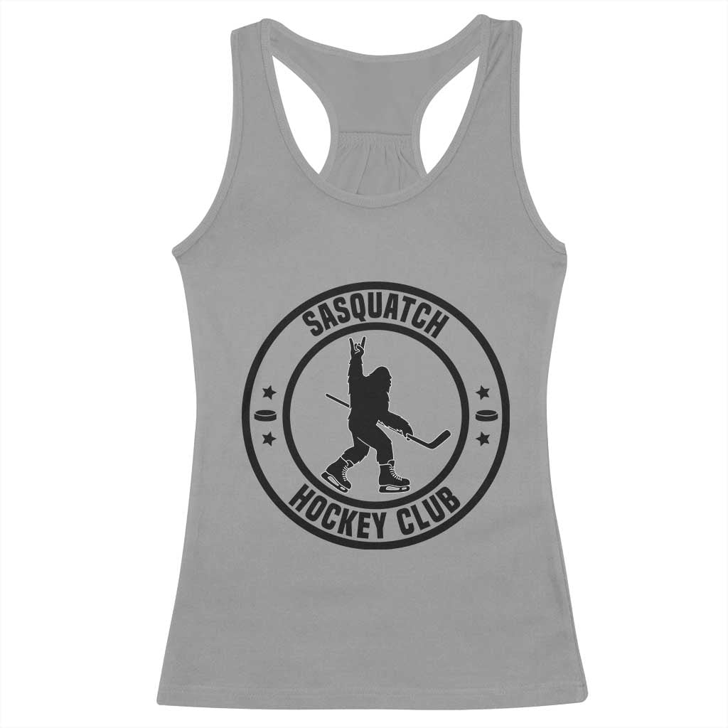 Legendary Sasquatch Hockey Club Racerback Tank Top Funny Ice Hockey Gift TS12 Sport Gray Print Your Wear