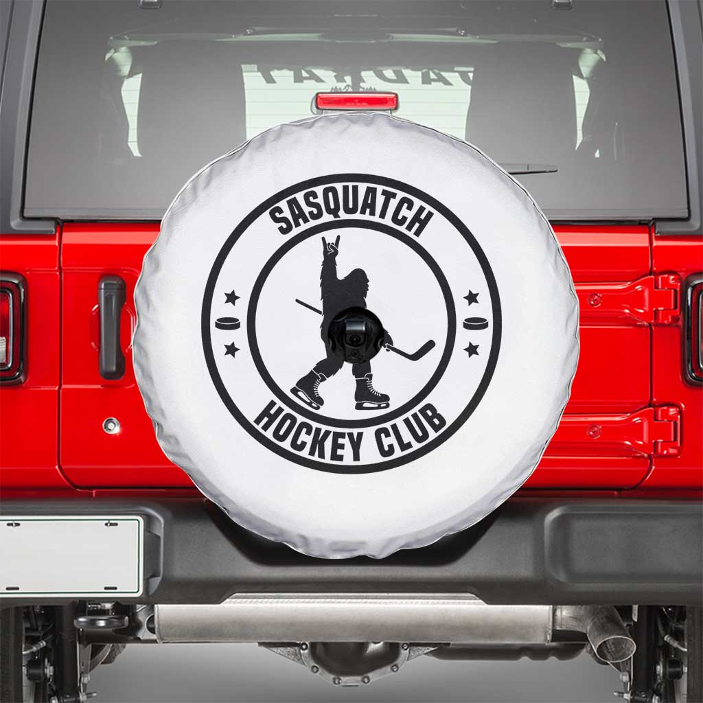 Legendary Sasquatch Hockey Club Spare Tire Cover Funny Ice Hockey Gift TS12 White Print Your Wear