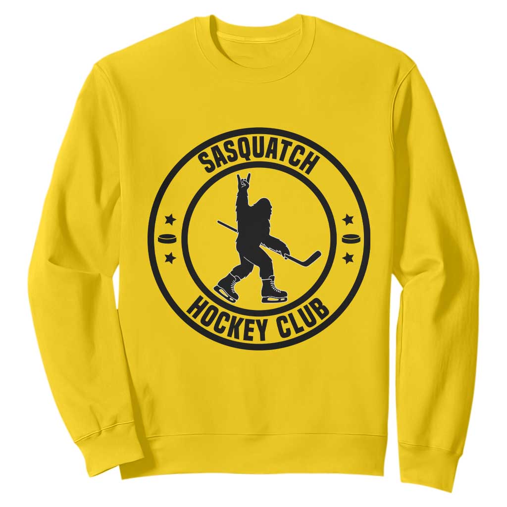 Legendary Sasquatch Hockey Club Sweatshirt Funny Ice Hockey Gift TS12 Daisy Print Your Wear
