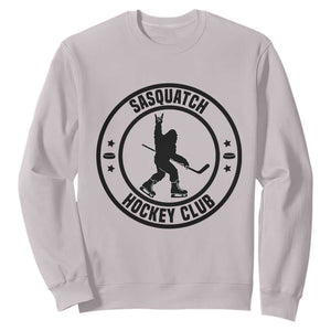 Legendary Sasquatch Hockey Club Sweatshirt Funny Ice Hockey Gift TS12 Ice Gray Print Your Wear