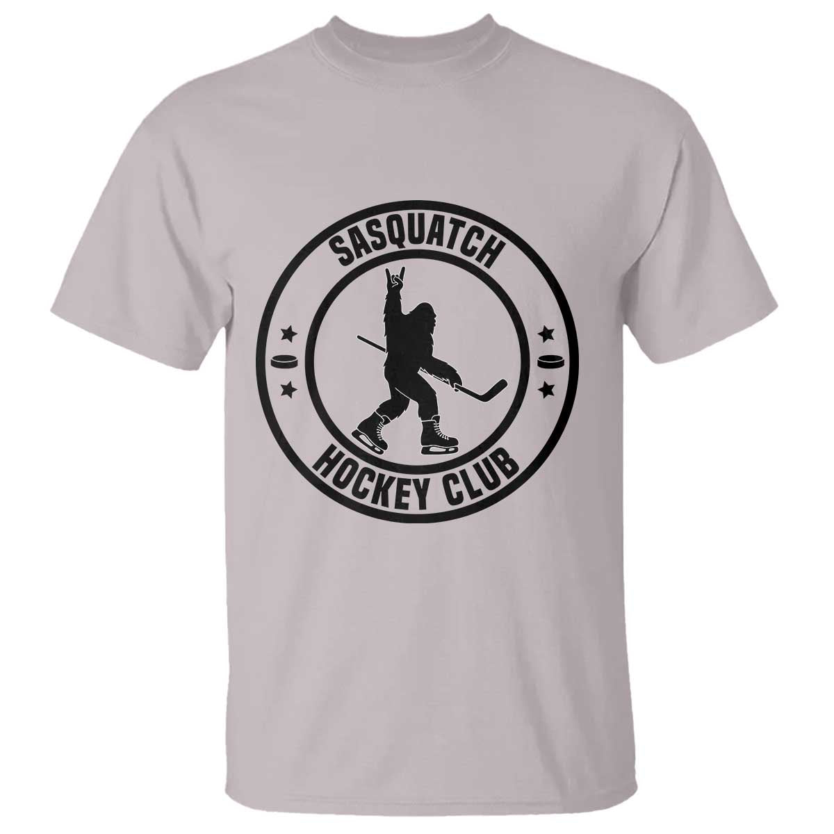 Legendary Sasquatch Hockey Club T Shirt Funny Ice Hockey Gift TS12 Ice Gray Print Your Wear