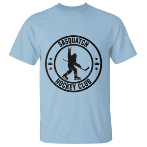 Legendary Sasquatch Hockey Club T Shirt Funny Ice Hockey Gift TS12 Light Blue Print Your Wear