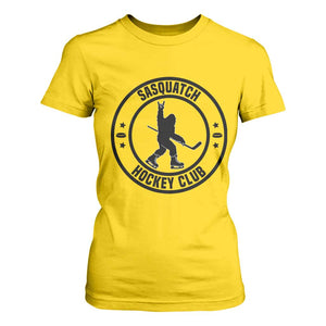 Legendary Sasquatch Hockey Club T Shirt For Women Funny Ice Hockey Gift TS12 Daisy Print Your Wear