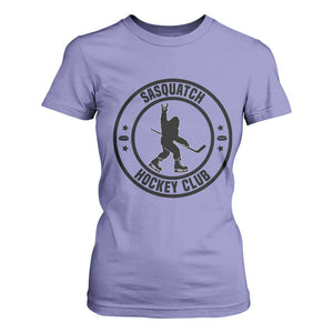 Legendary Sasquatch Hockey Club T Shirt For Women Funny Ice Hockey Gift TS12 Violet Print Your Wear