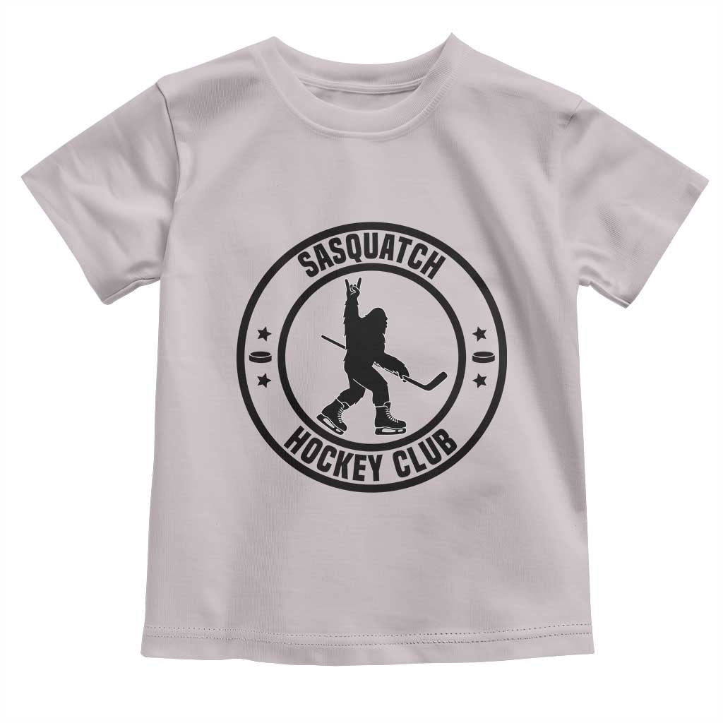 Legendary Sasquatch Hockey Club Toddler T Shirt Funny Ice Hockey Gift TS12 Ice Gray Print Your Wear