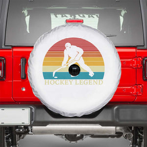 Bigfoot Hockey Legend Spare Tire Cover Retro Sasquatch Cryptid Player Gift TS12 White Print Your Wear