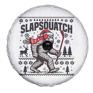 Slapsquatch Hockey Player Spare Tire Cover Funny Bigfoot Ugly Christmas Gift TS12 Print Your Wear