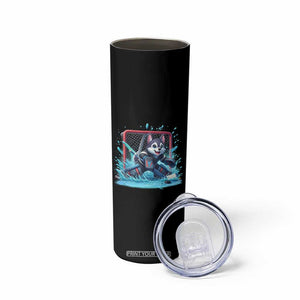 Siberian Husky Ice Hockey Player Skinny Tumbler Funny Goalie Gift TS12 Print Your Wear