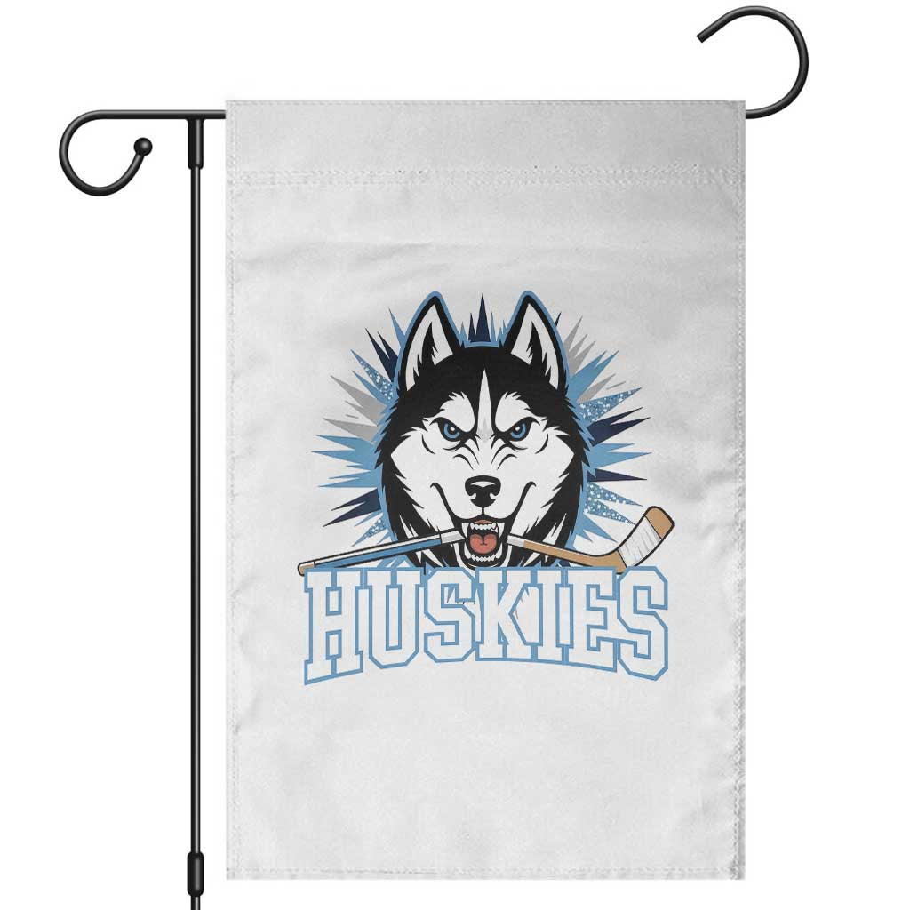 Cool Siberian Husky Ice Hockey Garden Flag Gift For Dog Lovers TS12 White Print Your Wear