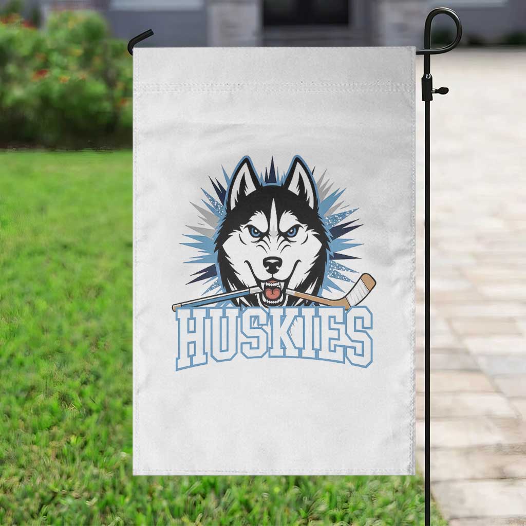 Cool Siberian Husky Ice Hockey Garden Flag Gift For Dog Lovers TS12 Print Your Wear