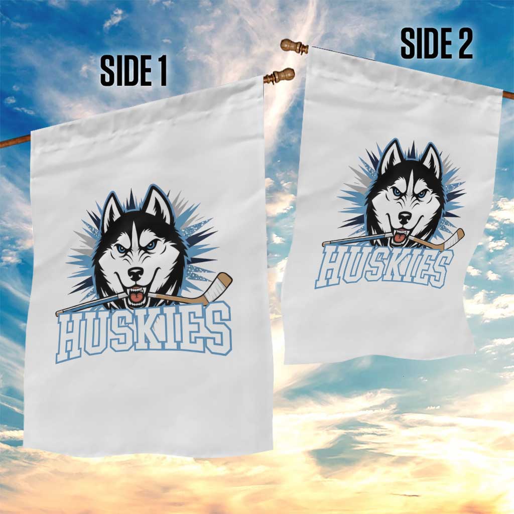 Cool Siberian Husky Ice Hockey Garden Flag Gift For Dog Lovers TS12 Print Your Wear
