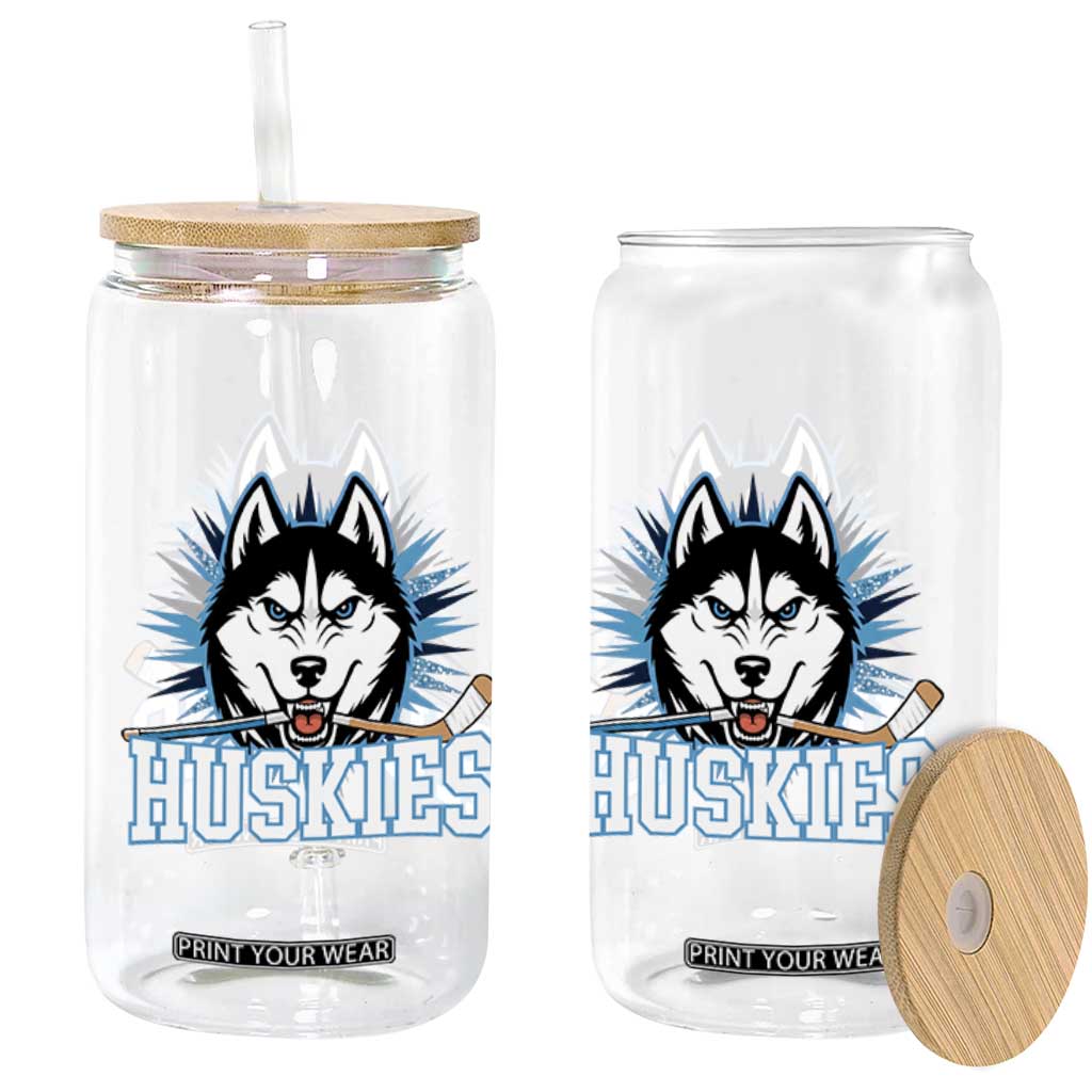 Cool Siberian Husky Ice Hockey Glass Can Gift For Dog Lovers TS12 Print Your Wear