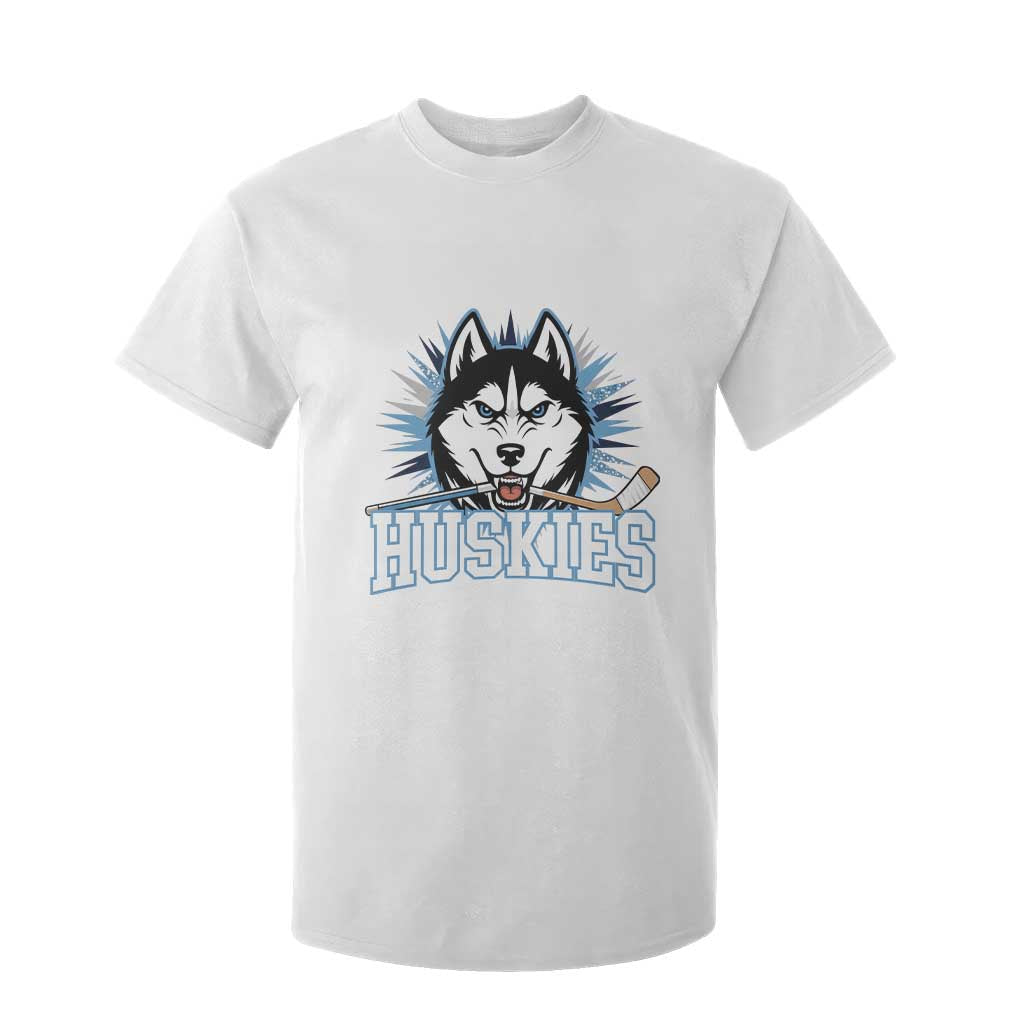 Cool Siberian Husky Ice Hockey T Shirt For Kid Gift For Dog Lovers TS12 White Print Your Wear
