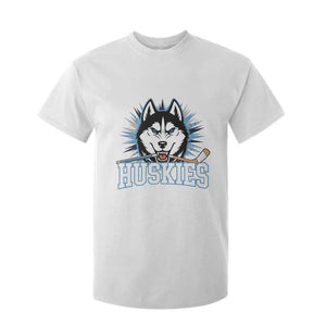 Cool Siberian Husky Ice Hockey T Shirt For Kid Gift For Dog Lovers TS12 White Print Your Wear