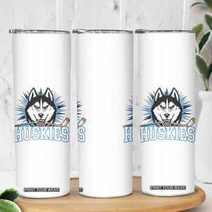 Cool Siberian Husky Ice Hockey Skinny Tumbler Gift For Dog Lovers TS12 Print Your Wear