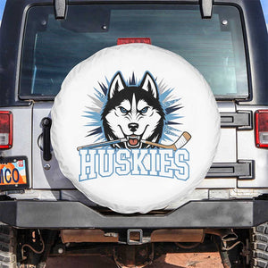 Cool Siberian Husky Ice Hockey Spare Tire Cover Gift For Dog Lovers TS12 No hole White Print Your Wear