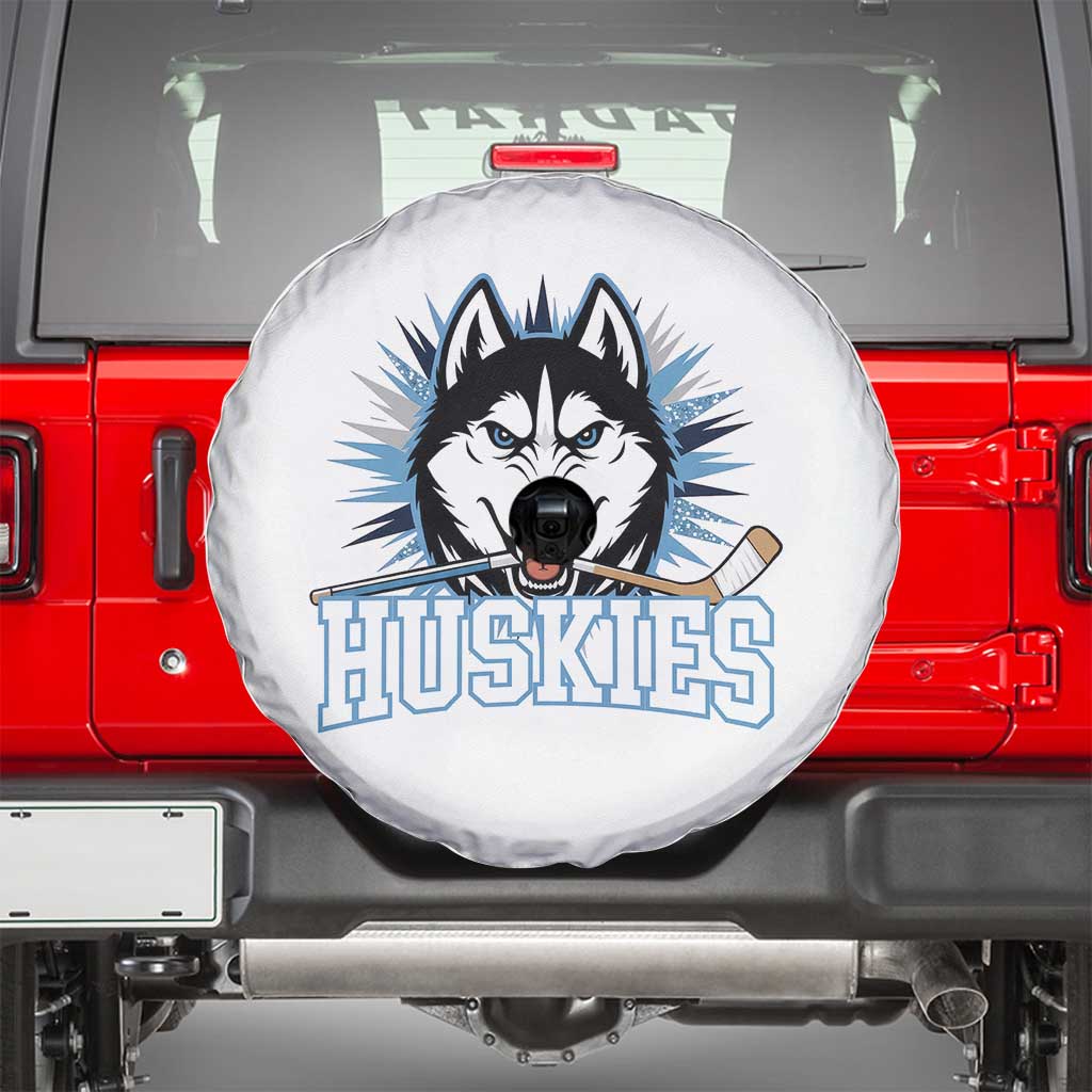 Cool Siberian Husky Ice Hockey Spare Tire Cover Gift For Dog Lovers TS12 White Print Your Wear