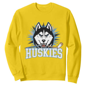 Cool Siberian Husky Ice Hockey Sweatshirt Gift For Dog Lovers TS12 Daisy Print Your Wear