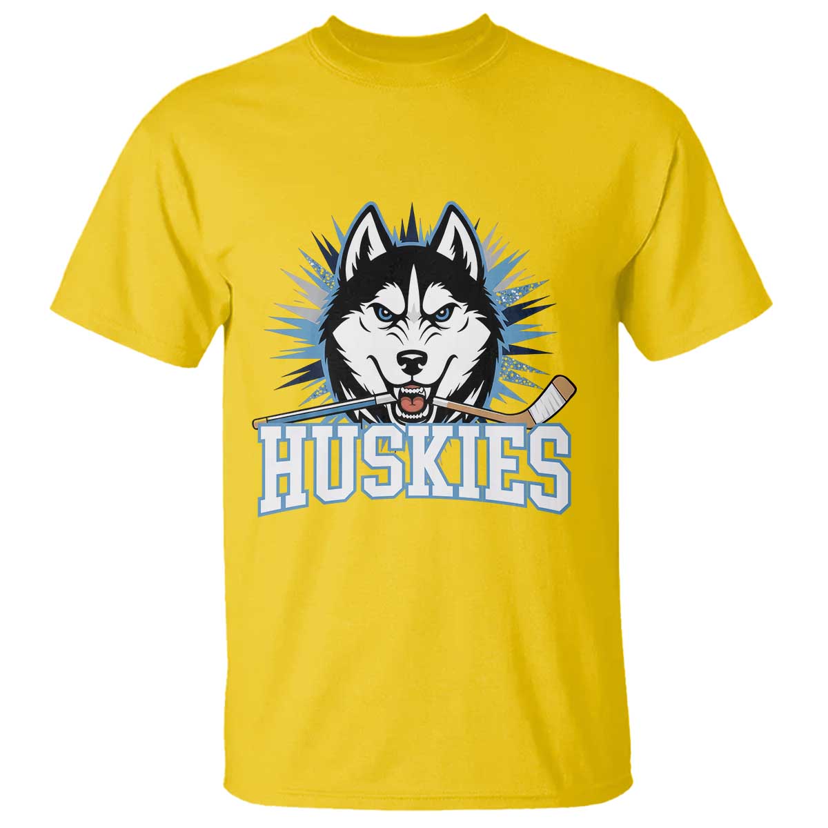 Cool Siberian Husky Ice Hockey T Shirt Gift For Dog Lovers TS12 Daisy Print Your Wear