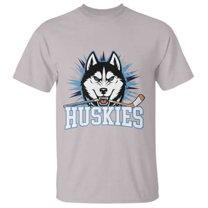 Cool Siberian Husky Ice Hockey T Shirt Gift For Dog Lovers TS12 Ice Gray Print Your Wear