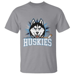 Cool Siberian Husky Ice Hockey T Shirt Gift For Dog Lovers TS12 Sport Gray Print Your Wear
