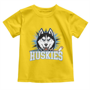 Cool Siberian Husky Ice Hockey Toddler T Shirt Gift For Dog Lovers TS12 Daisy Print Your Wear