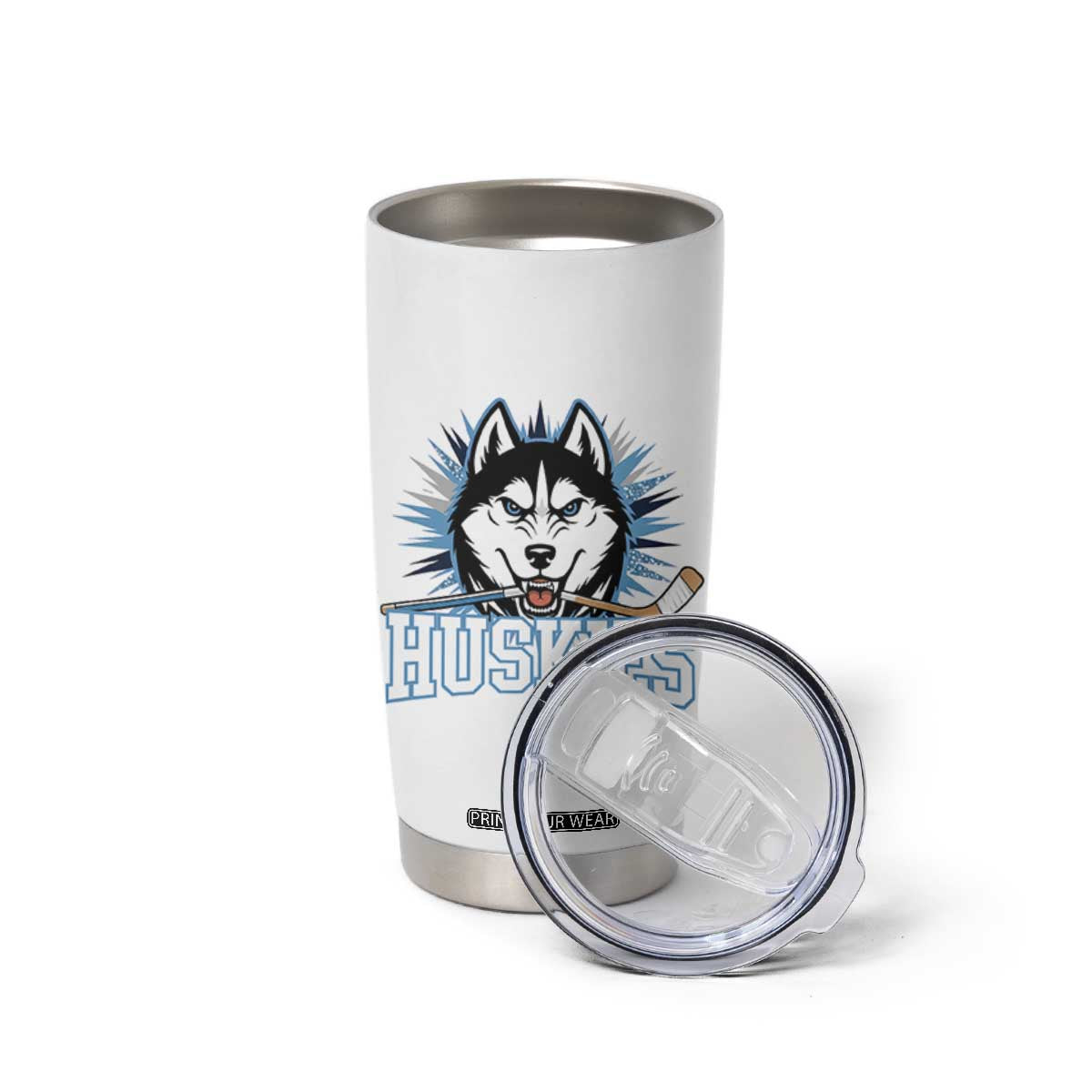 Cool Siberian Husky Ice Hockey Tumbler Cup Gift For Dog Lovers TS12 Print Your Wear