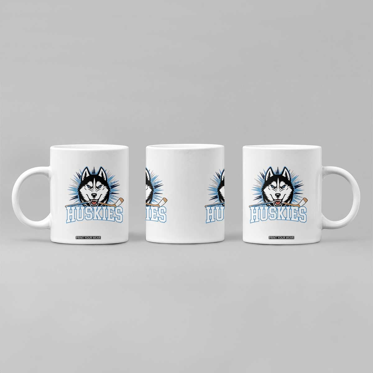 Cool Siberian Husky Ice Hockey Coffee Mug Gift For Dog Lovers TS12 Print Your Wear