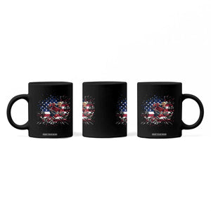 Funny Trump Playing Ice Hockey Coffee Mug Funny Patriotic Gift TS12 Print Your Wear