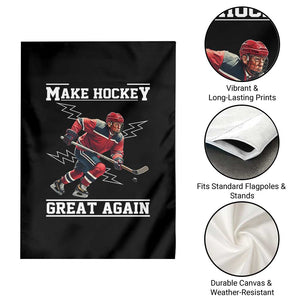 Funny Trump Ice Hockey Player Garden Flag Make Hockey Great Again TS12 Print Your Wear