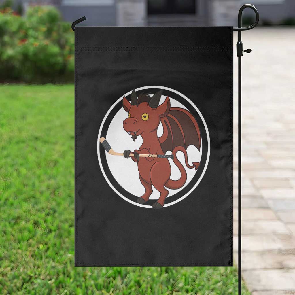Funny Cryptid Sports Gift Garden Flag Jersey Devil Playing Ice Hockey TS12 Print Your Wear