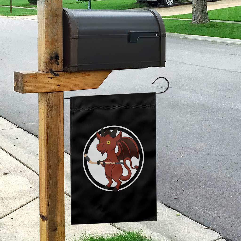 Funny Cryptid Sports Gift Garden Flag Jersey Devil Playing Ice Hockey TS12 Print Your Wear