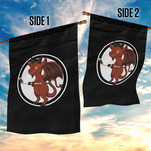 Funny Cryptid Sports Gift Garden Flag Jersey Devil Playing Ice Hockey TS12 Print Your Wear