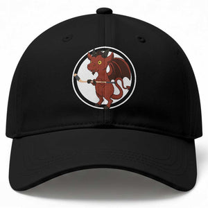 Funny Cryptid Sports Gift Baseball Cap Jersey Devil Playing Ice Hockey TS12 Print Your Wear