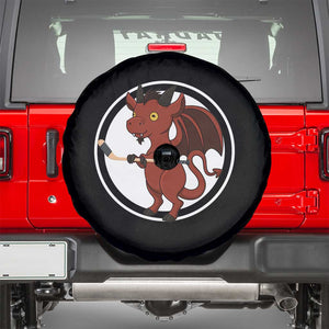 Funny Cryptid Sports Gift Spare Tire Cover Jersey Devil Playing Ice Hockey TS12 Black Print Your Wear